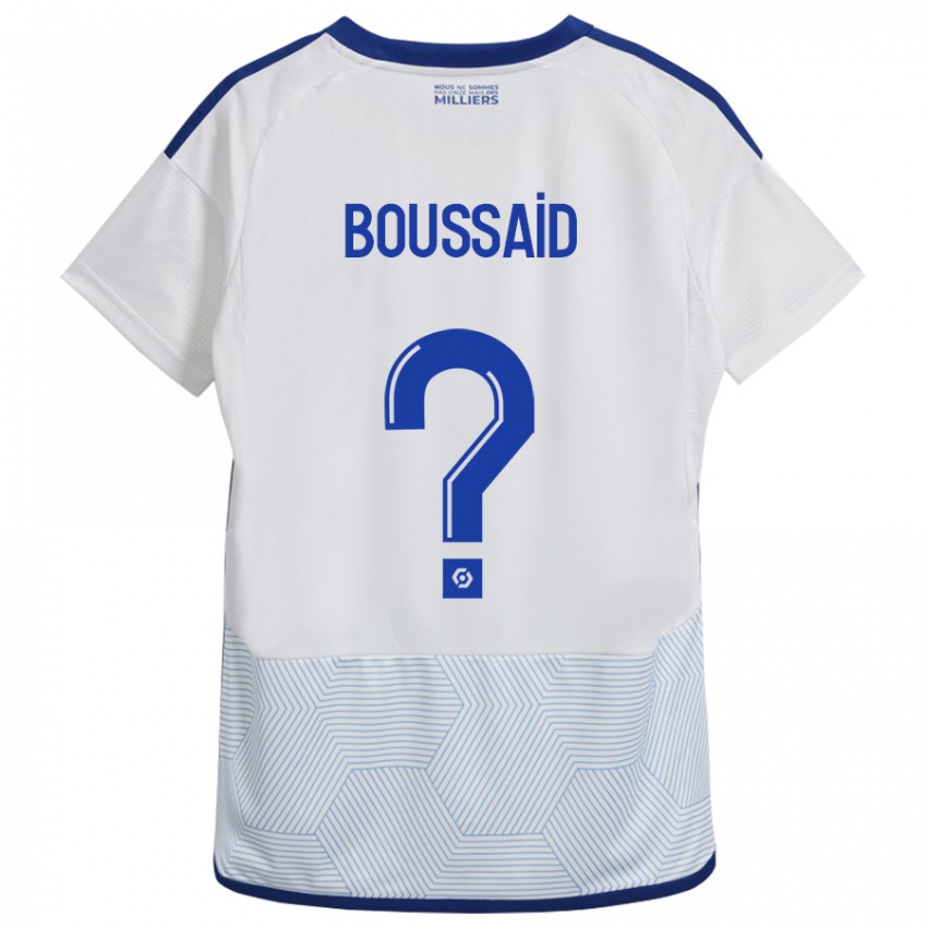 Herren Willsem Boussaid #0 Weiß Auswärtstrikot Trikot 2023/24 T-Shirt Österreich