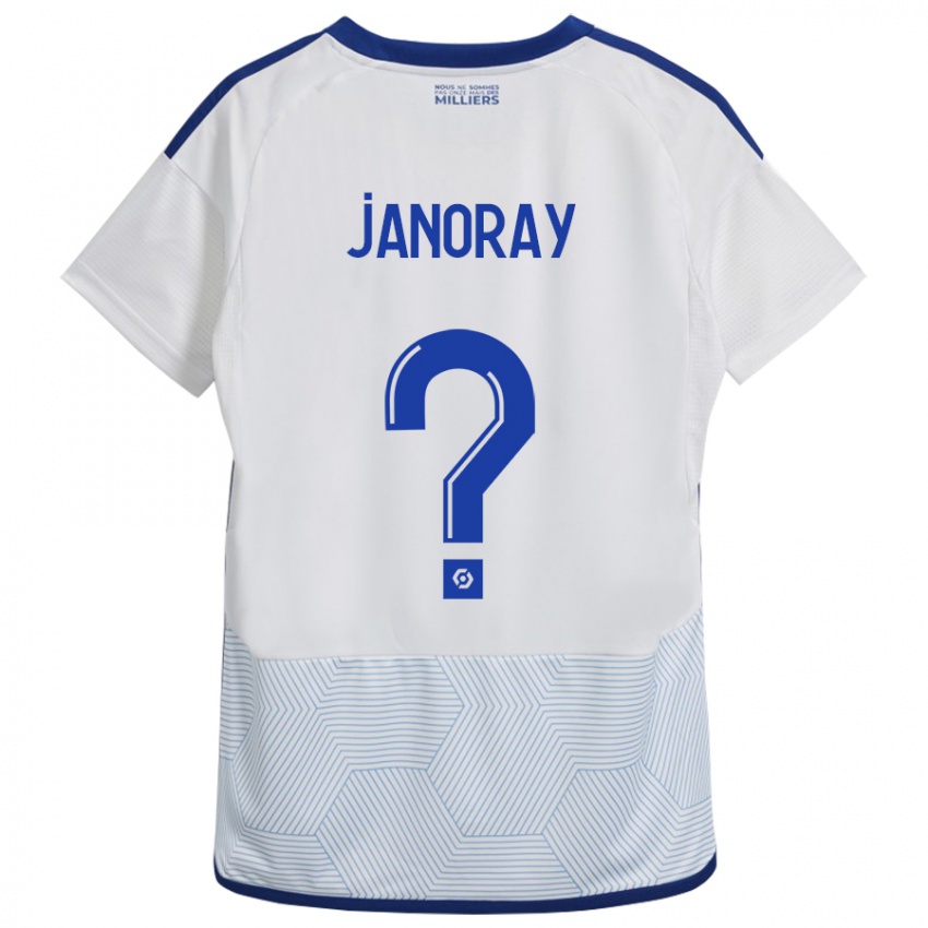Herren Sacha Janoray #0 Weiß Auswärtstrikot Trikot 2023/24 T-Shirt Österreich