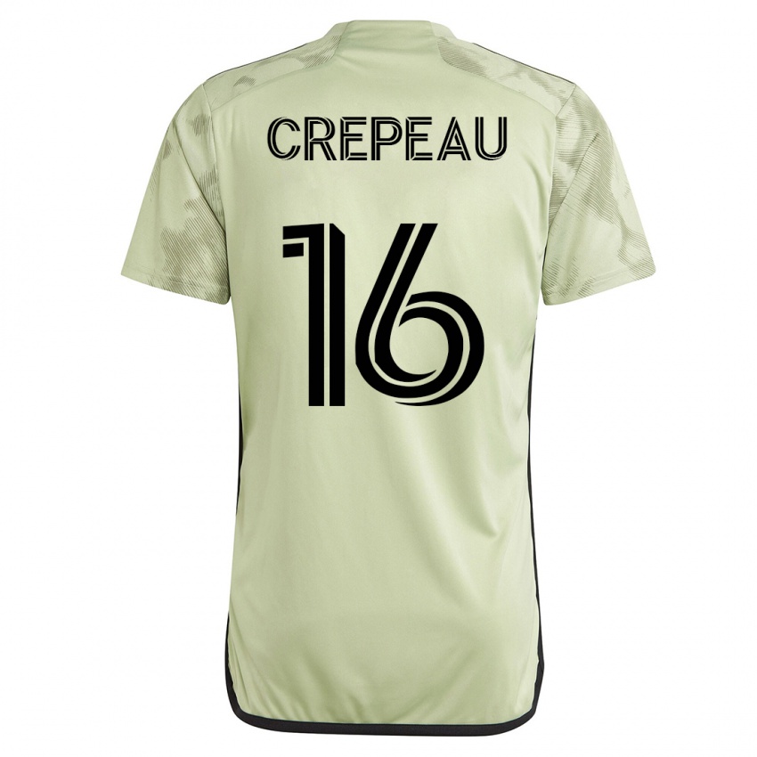 Herren Maxime Crépeau #16 Grün Auswärtstrikot Trikot 2023/24 T-Shirt Österreich