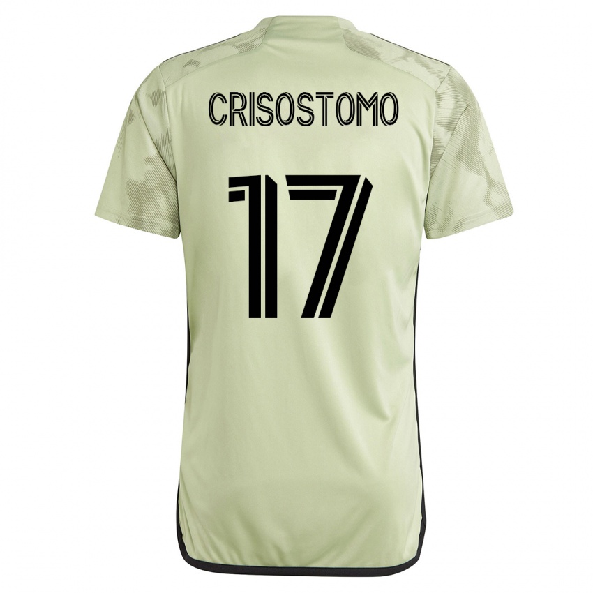 Herren Danny Crisostomo #17 Grün Auswärtstrikot Trikot 2023/24 T-Shirt Österreich