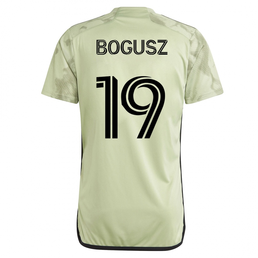 Herren Mateusz Bogusz #19 Grün Auswärtstrikot Trikot 2023/24 T-Shirt Österreich
