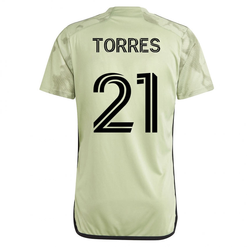 Herren Christian Torres #21 Grün Auswärtstrikot Trikot 2023/24 T-Shirt Österreich