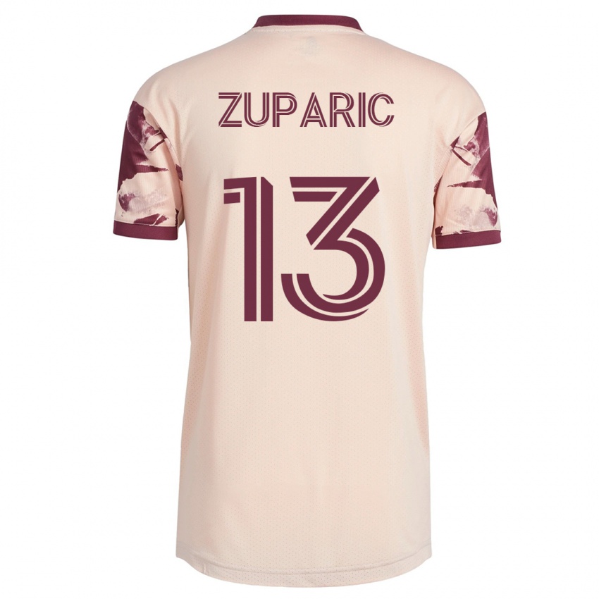 Herren Dario Zuparic #13 Cremefarben Auswärtstrikot Trikot 2023/24 T-Shirt Österreich
