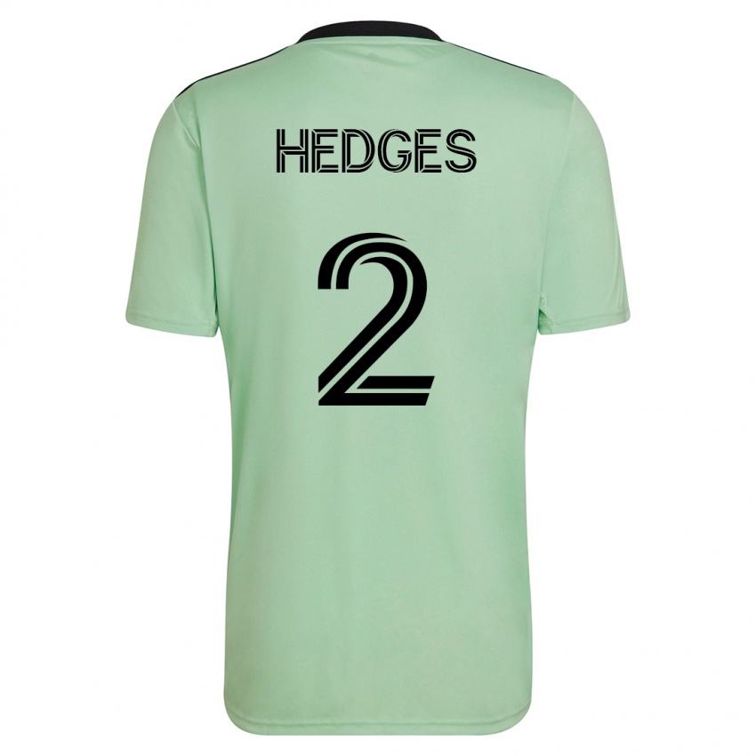 Herren Matt Hedges #2 Hellgrün Auswärtstrikot Trikot 2023/24 T-Shirt Österreich