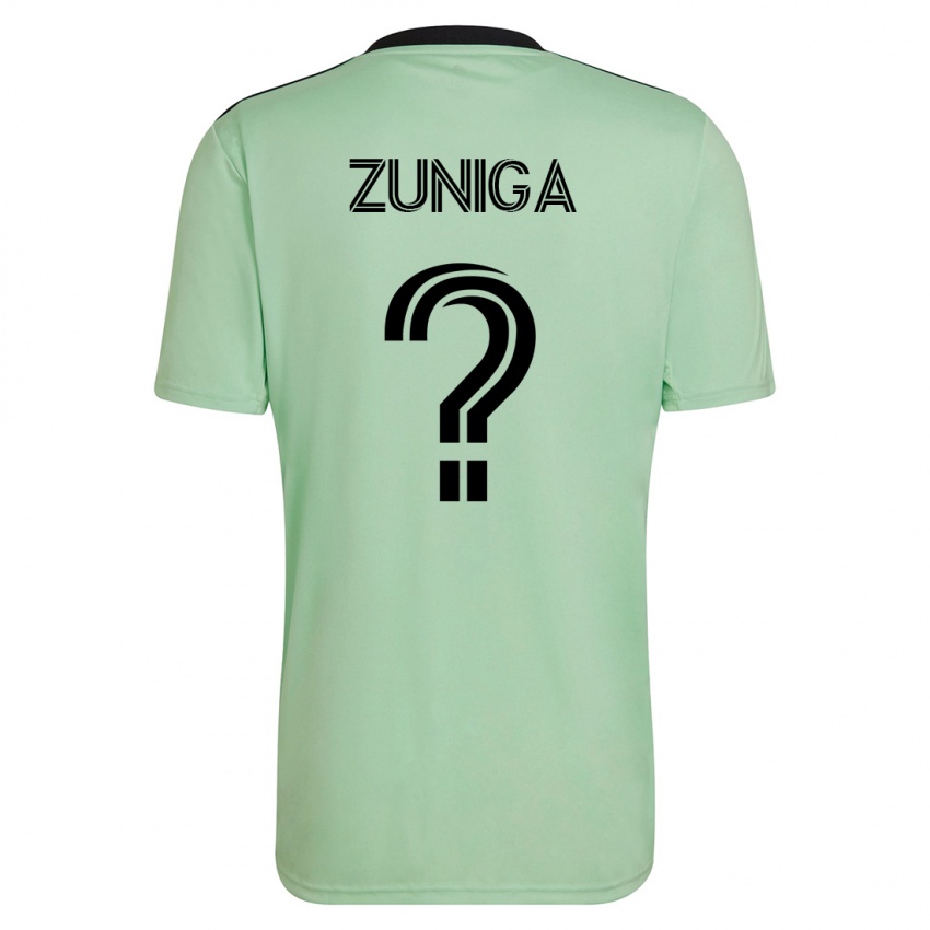 Herren Abner Zuñiga #0 Hellgrün Auswärtstrikot Trikot 2023/24 T-Shirt Österreich