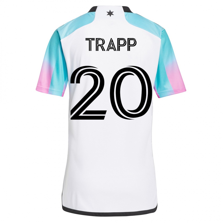 Herren Wil Trapp #20 Weiß Auswärtstrikot Trikot 2023/24 T-Shirt Österreich