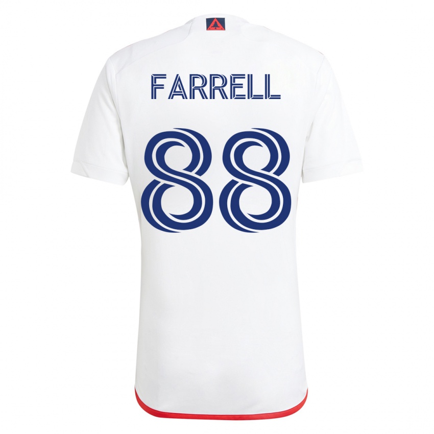 Herren Andrew Farrell #88 Weiß Rot Auswärtstrikot Trikot 2023/24 T-Shirt Österreich