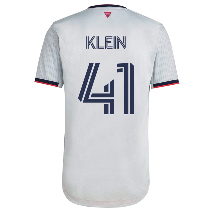 Herren Johnny Klein #41 Weiß Auswärtstrikot Trikot 2023/24 T-Shirt Österreich