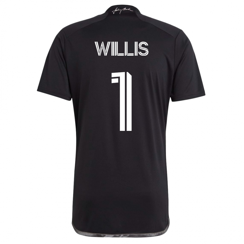 Herren Joe Willis #1 Schwarz Auswärtstrikot Trikot 2023/24 T-Shirt Österreich