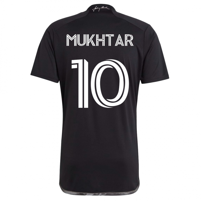 Herren Hany Mukhtar #10 Schwarz Auswärtstrikot Trikot 2023/24 T-Shirt Österreich