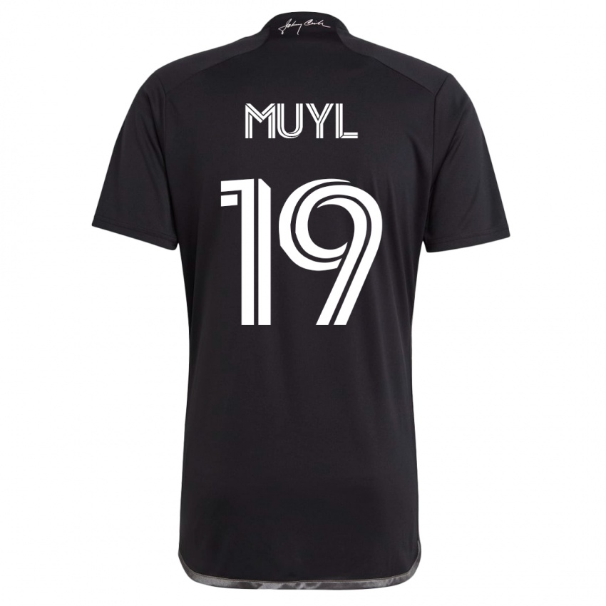 Herren Alex Muyl #19 Schwarz Auswärtstrikot Trikot 2023/24 T-Shirt Österreich