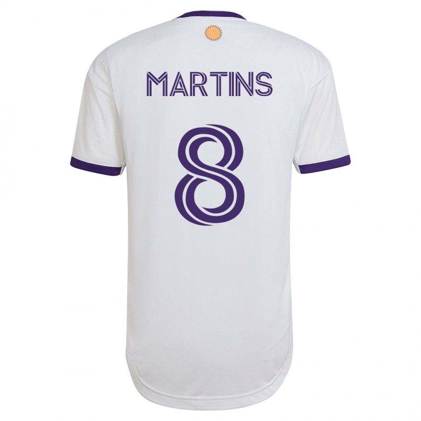Herren Felipe Martins #8 Weiß Auswärtstrikot Trikot 2023/24 T-Shirt Österreich
