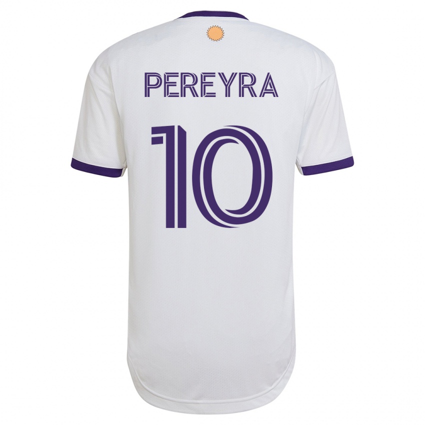 Herren Mauricio Pereyra #10 Weiß Auswärtstrikot Trikot 2023/24 T-Shirt Österreich