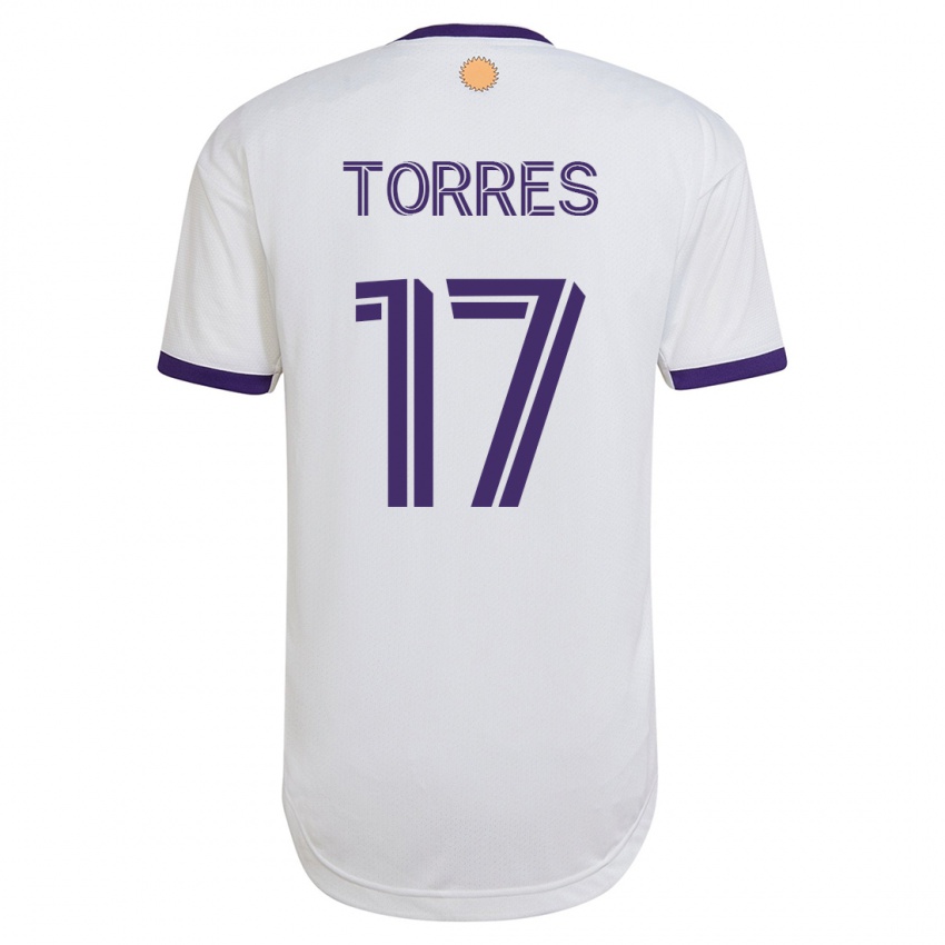 Herren Facundo Torres #17 Weiß Auswärtstrikot Trikot 2023/24 T-Shirt Österreich