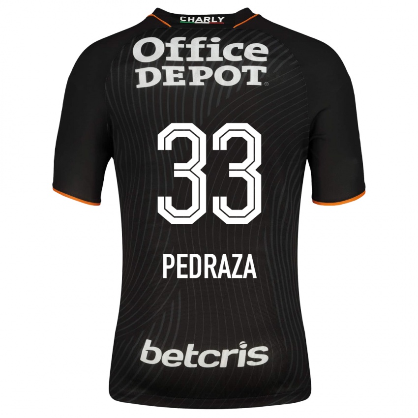 Herren Pedro Pedraza #33 Schwarz Auswärtstrikot Trikot 2023/24 T-Shirt Österreich