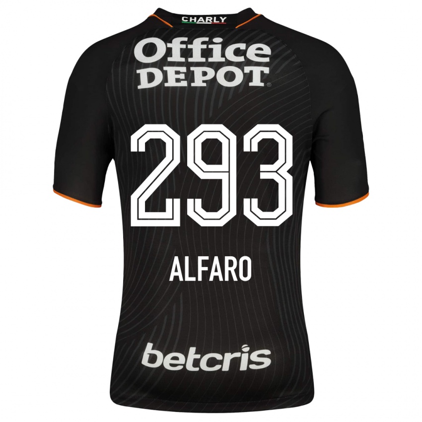 Herren Cristóbal Alfaro #293 Schwarz Auswärtstrikot Trikot 2023/24 T-Shirt Österreich
