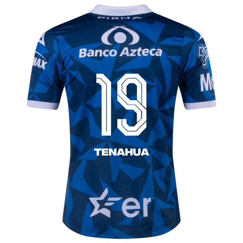 Herren Itzia Tenahua #19 Blau Auswärtstrikot Trikot 2023/24 T-Shirt Österreich
