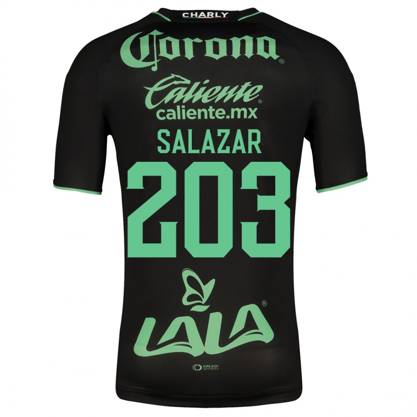 Herren Roberto Salazar #203 Schwarz Auswärtstrikot Trikot 2023/24 T-Shirt Österreich