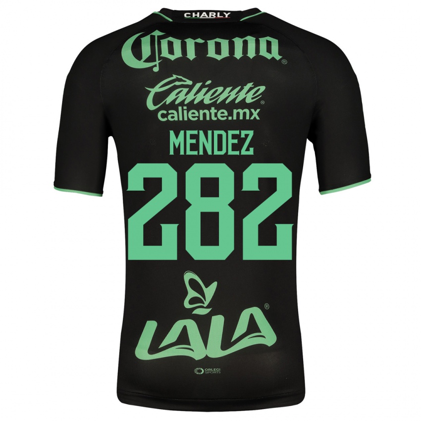 Herren José Méndez #282 Schwarz Auswärtstrikot Trikot 2023/24 T-Shirt Österreich