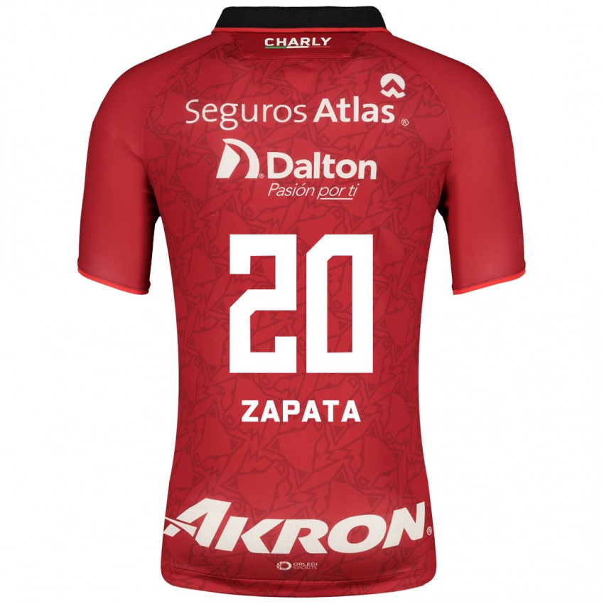 Herren Juan Zapata #20 Rot Auswärtstrikot Trikot 2023/24 T-Shirt Österreich