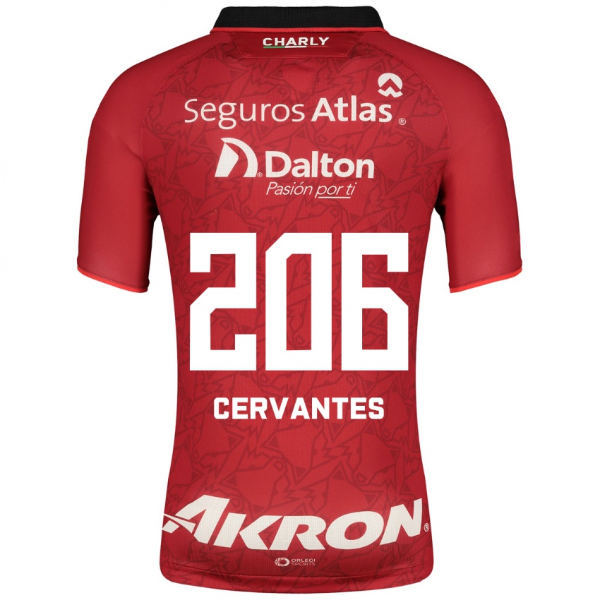 Herren Daniel Cervantes #206 Rot Auswärtstrikot Trikot 2023/24 T-Shirt Österreich
