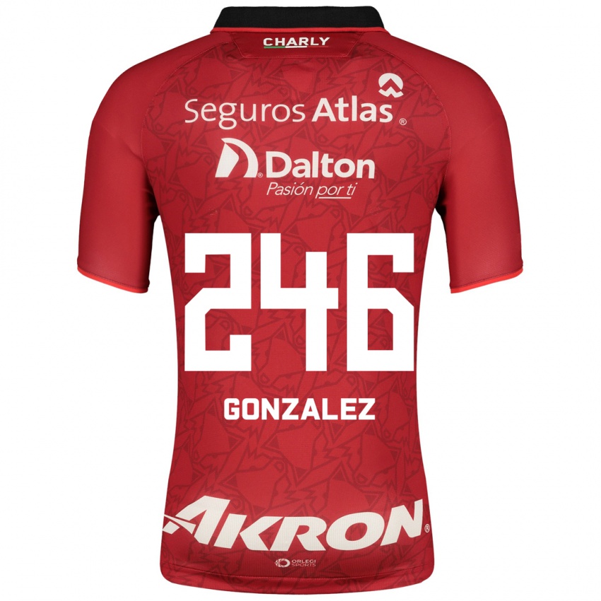 Herren Juan González #246 Rot Auswärtstrikot Trikot 2023/24 T-Shirt Österreich