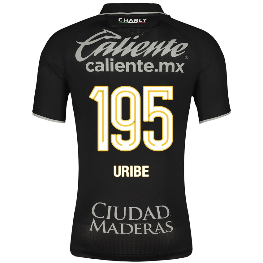 Herren Héctor Uribe #195 Schwarz Auswärtstrikot Trikot 2023/24 T-Shirt Österreich