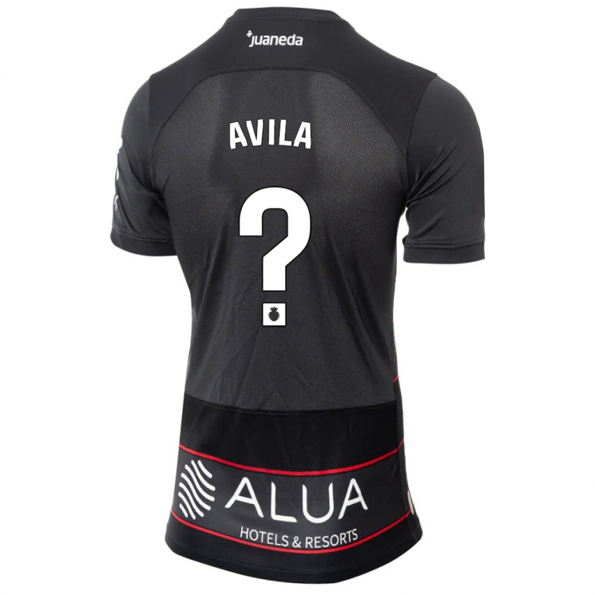 Herren Santiago Avila #0 Schwarz Auswärtstrikot Trikot 2023/24 T-Shirt Österreich