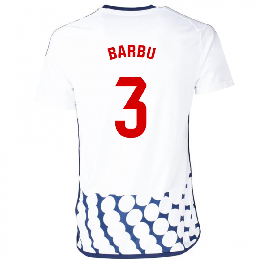 Herren Álex Barbu #3 Weiß Auswärtstrikot Trikot 2023/24 T-Shirt Österreich