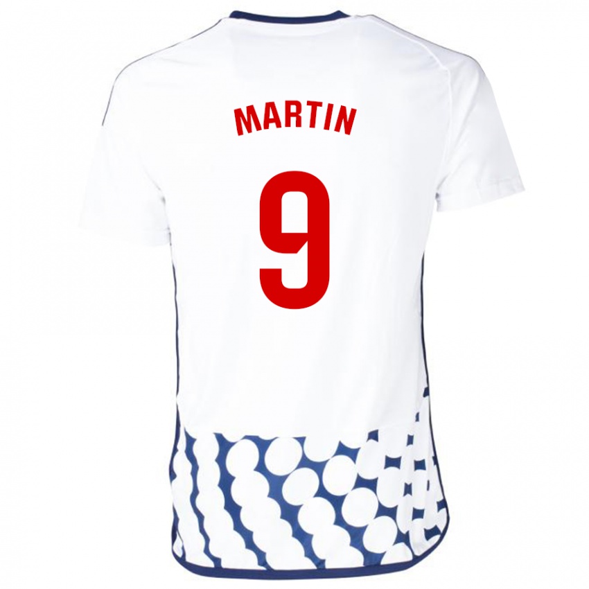Herren Carlos Martin #9 Weiß Auswärtstrikot Trikot 2023/24 T-Shirt Österreich