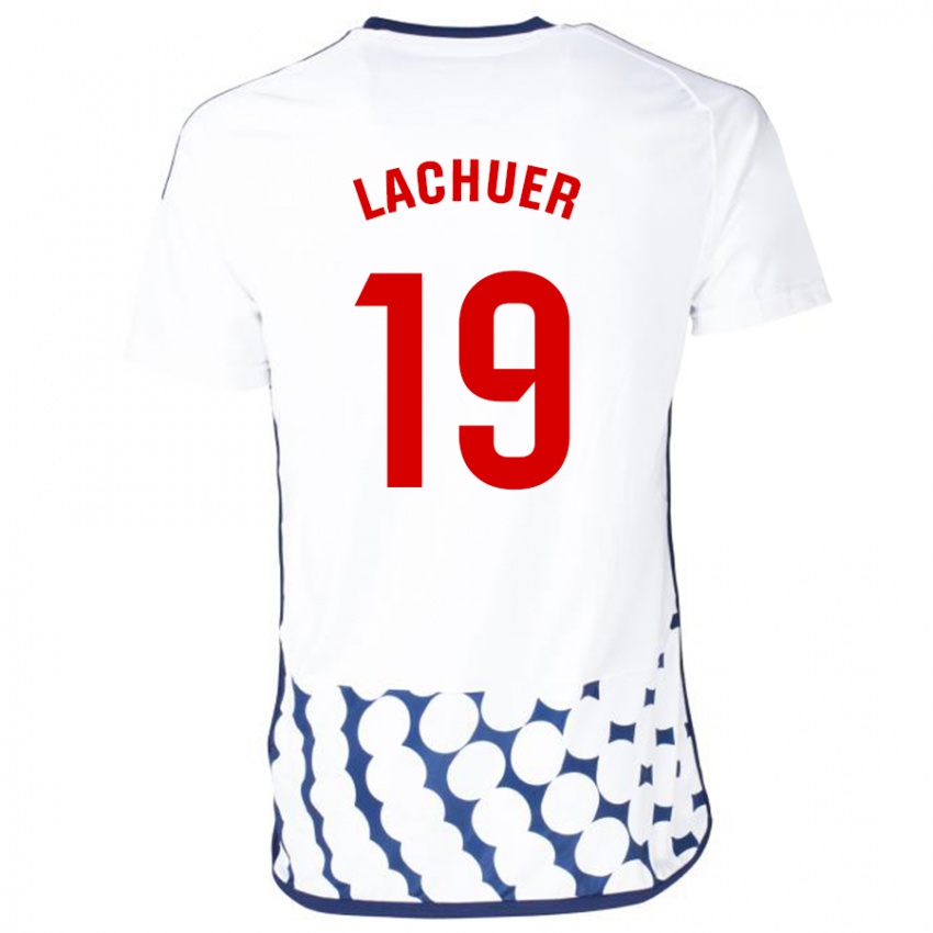 Herren Mathis Lachuer #19 Weiß Auswärtstrikot Trikot 2023/24 T-Shirt Österreich