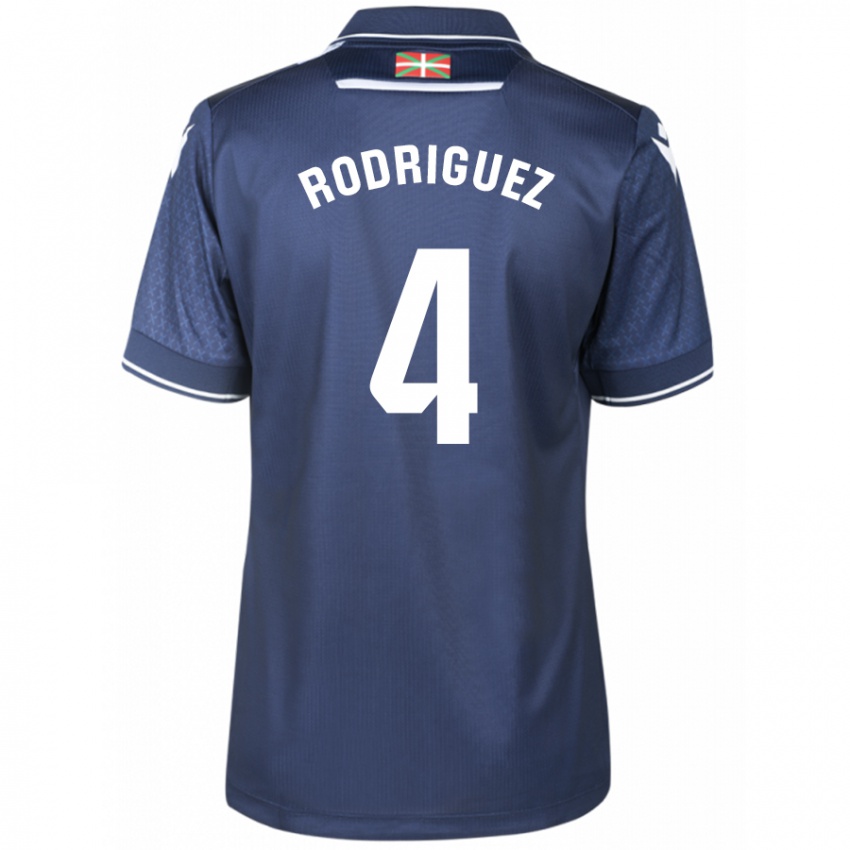 Herren Peru Rodriguez #4 Marine Auswärtstrikot Trikot 2023/24 T-Shirt Österreich