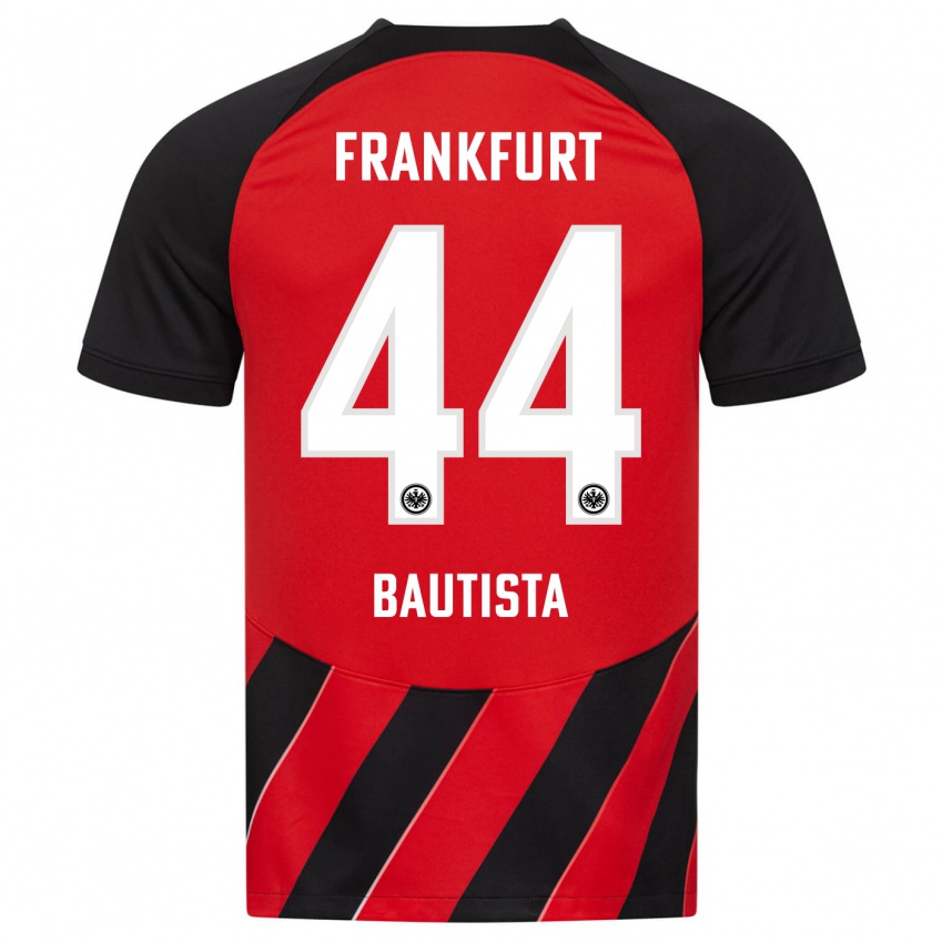 Damen Davis Bautista #44 Rot Schwarz Heimtrikot Trikot 2023/24 T-Shirt Österreich
