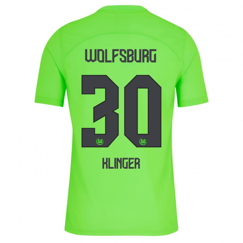 Damen Niklas Klinger #30 Grün Heimtrikot Trikot 2023/24 T-Shirt Österreich