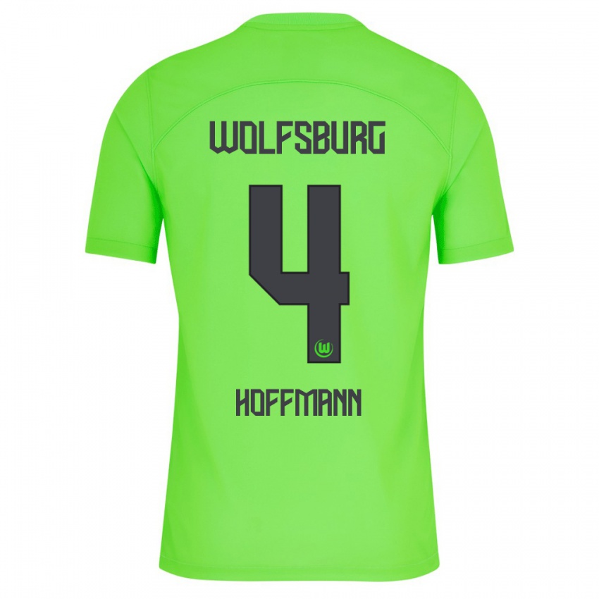 Damen Nils Hoffmann #4 Grün Heimtrikot Trikot 2023/24 T-Shirt Österreich