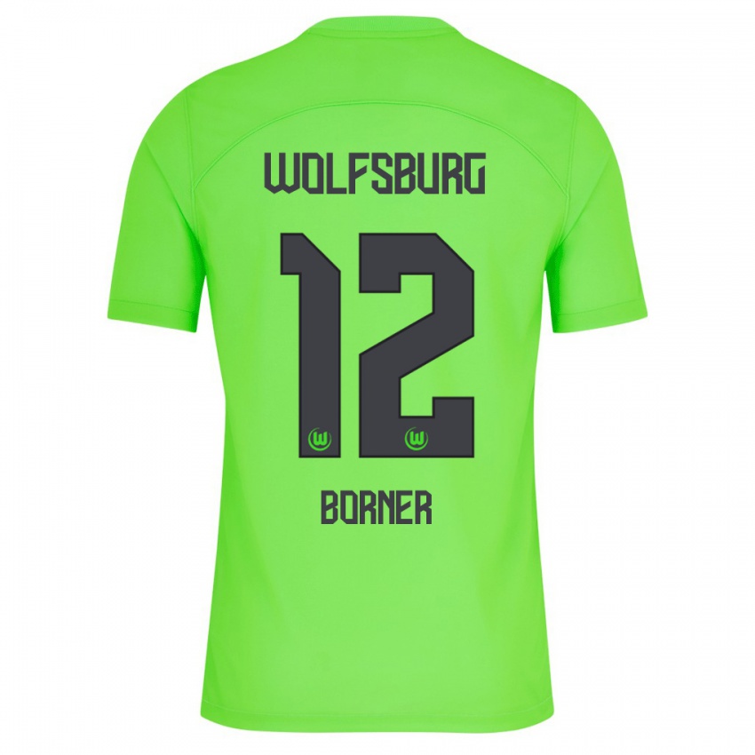 Damen Benedikt Börner #12 Grün Heimtrikot Trikot 2023/24 T-Shirt Österreich