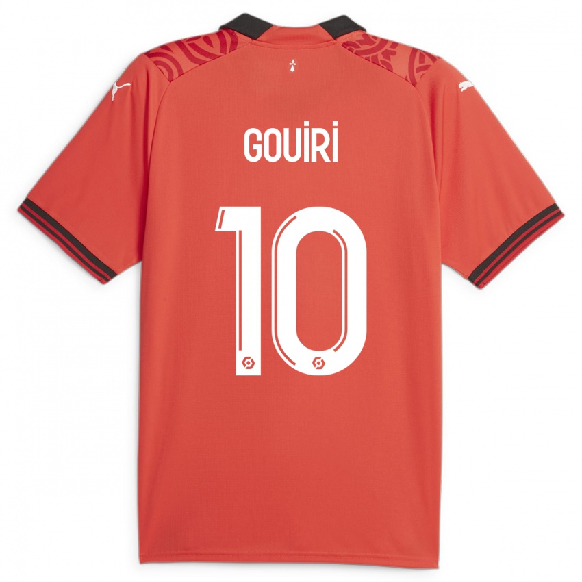 Damen Amine Gouiri #10 Rot Heimtrikot Trikot 2023/24 T-Shirt Österreich