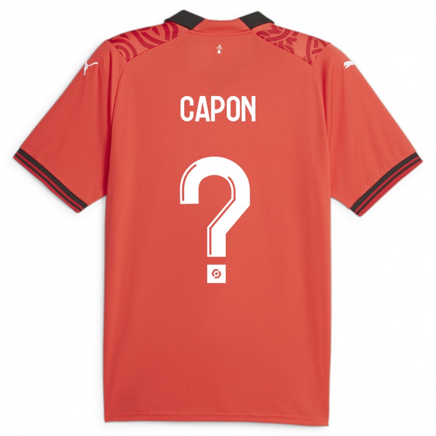 Damen José Capon #0 Rot Heimtrikot Trikot 2023/24 T-Shirt Österreich