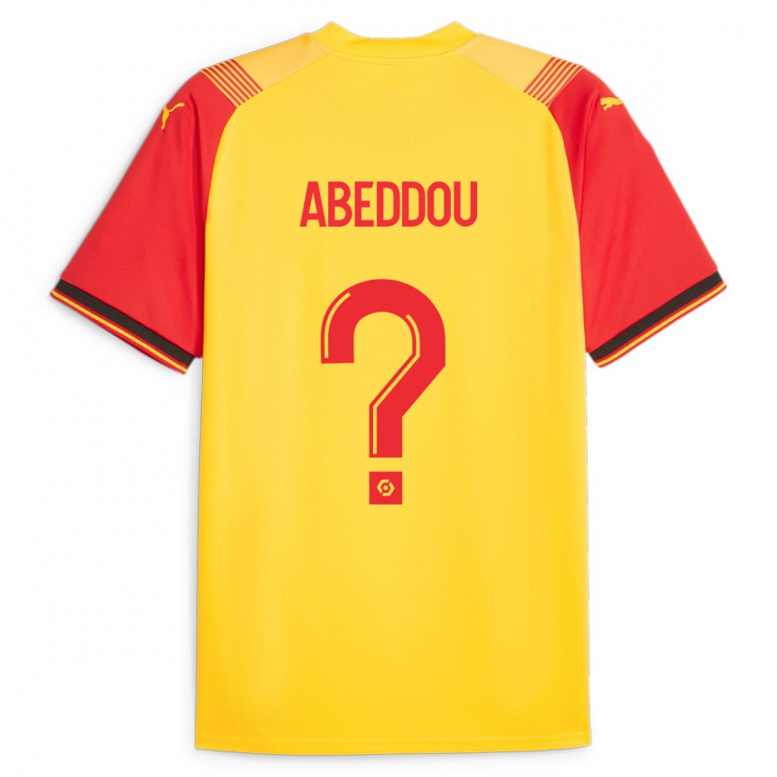 Damen Adam Abeddou #0 Gelb Heimtrikot Trikot 2023/24 T-Shirt Österreich