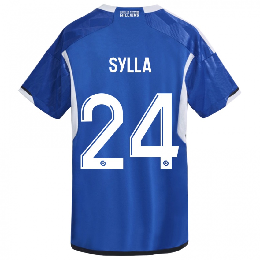 Damen Abakar Sylla #24 Blau Heimtrikot Trikot 2023/24 T-Shirt Österreich