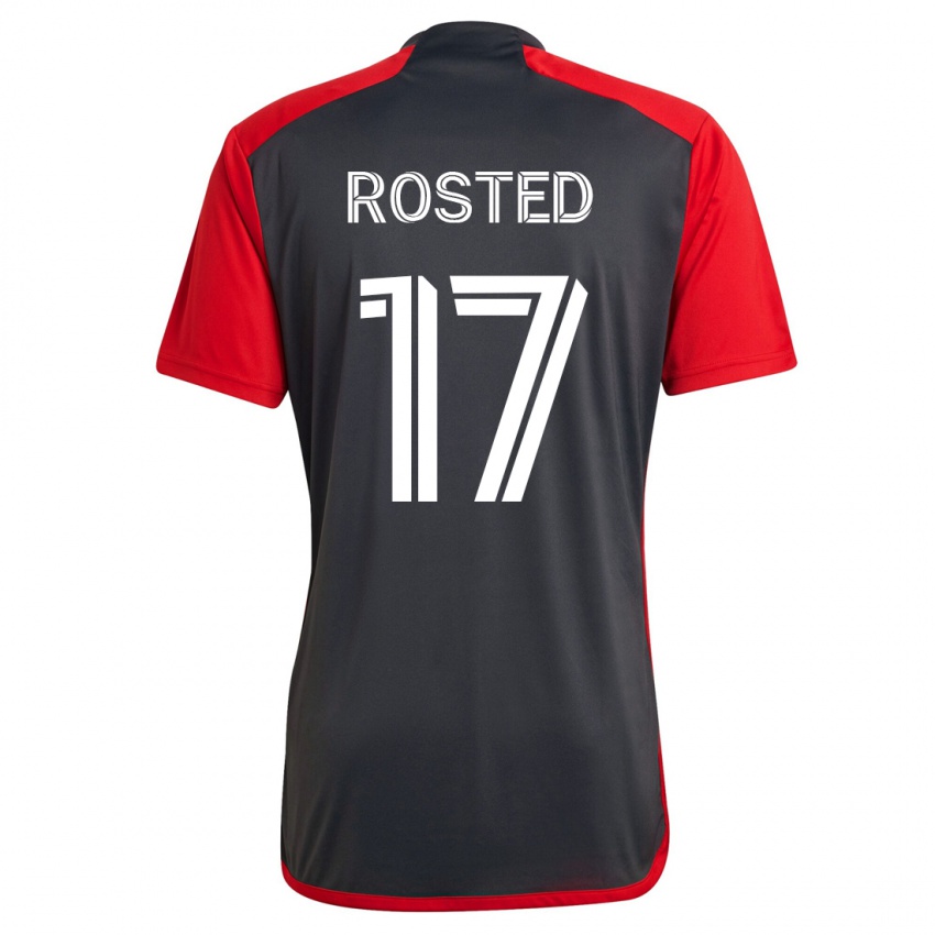 Damen Sigurd Rosted #17 Grau Heimtrikot Trikot 2023/24 T-Shirt Österreich