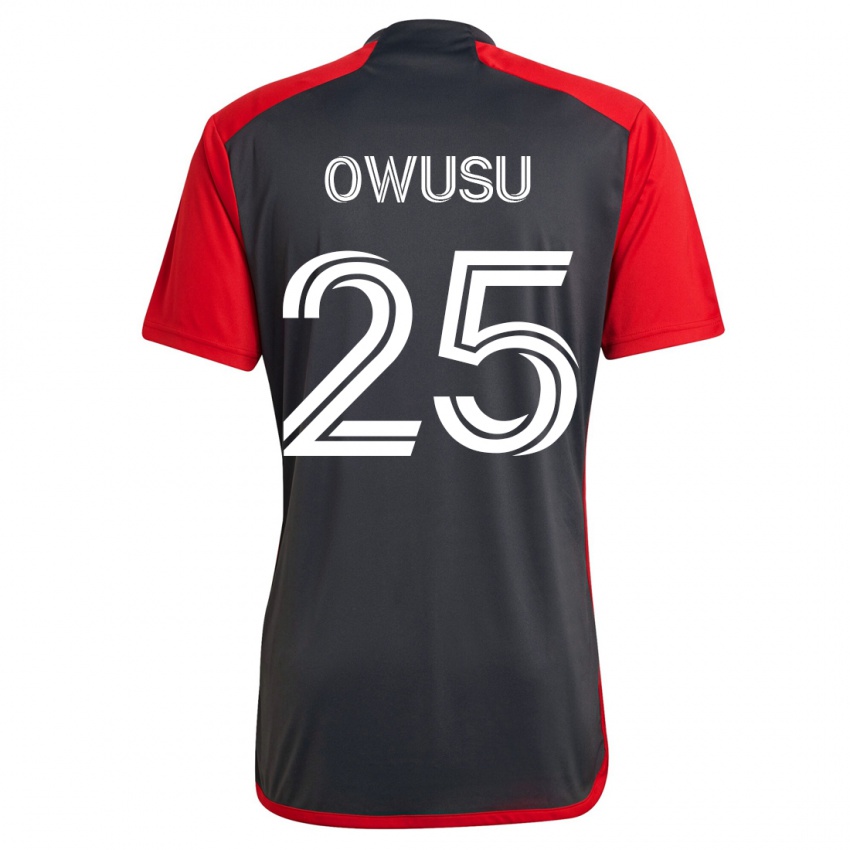 Damen Prince Osei Owusu #25 Grau Heimtrikot Trikot 2023/24 T-Shirt Österreich