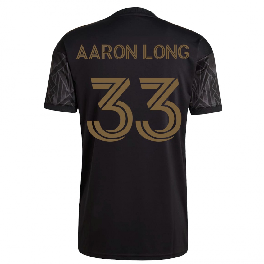 Damen Aaron Long #33 Schwarz Heimtrikot Trikot 2023/24 T-Shirt Österreich