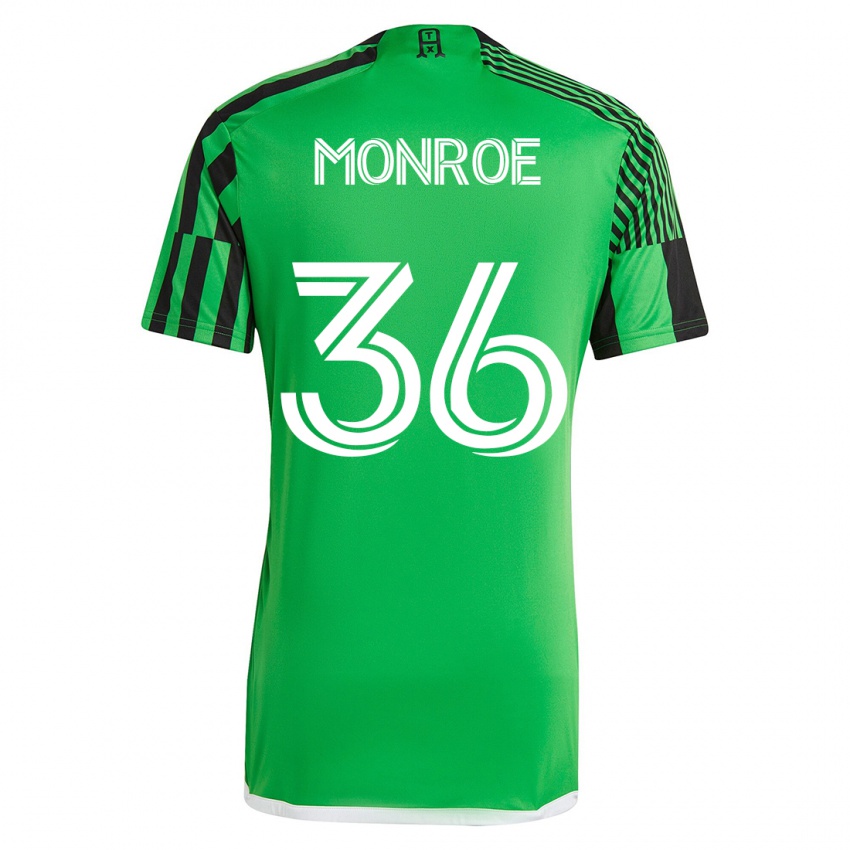 Damen Greg Monroe #36 Grün Schwarz Heimtrikot Trikot 2023/24 T-Shirt Österreich