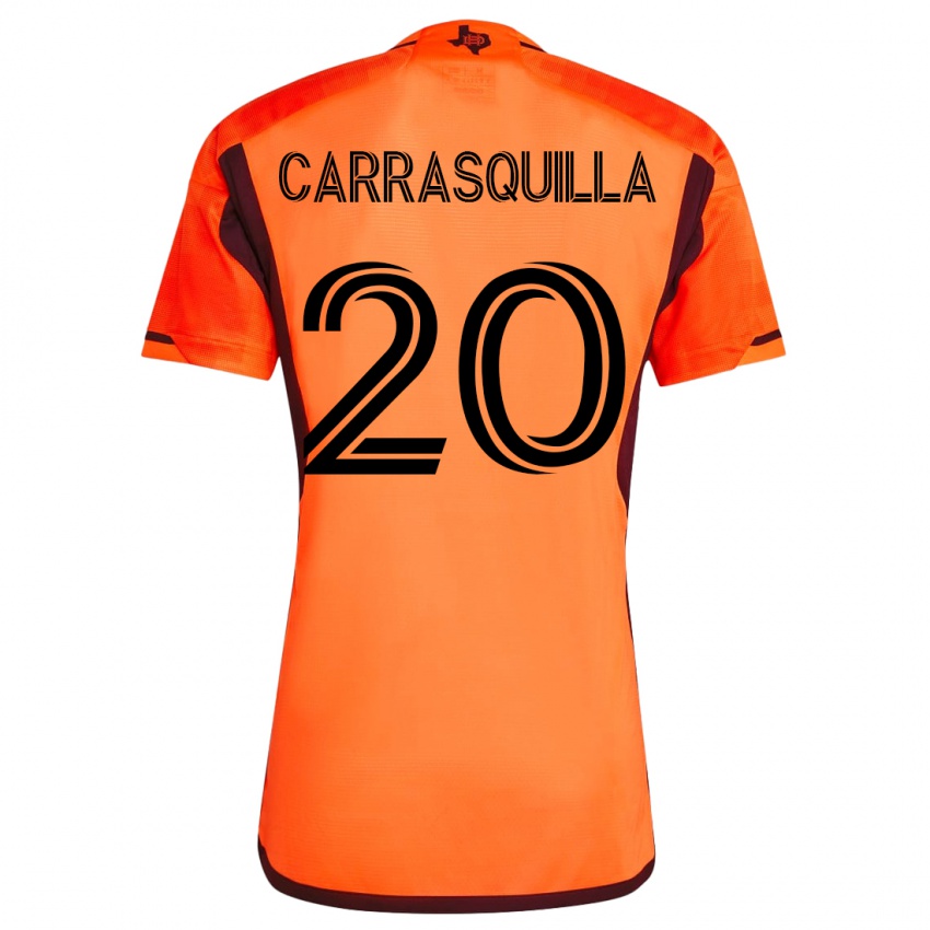 Damen Adalberto Carrasquilla #20 Orangefarben Heimtrikot Trikot 2023/24 T-Shirt Österreich