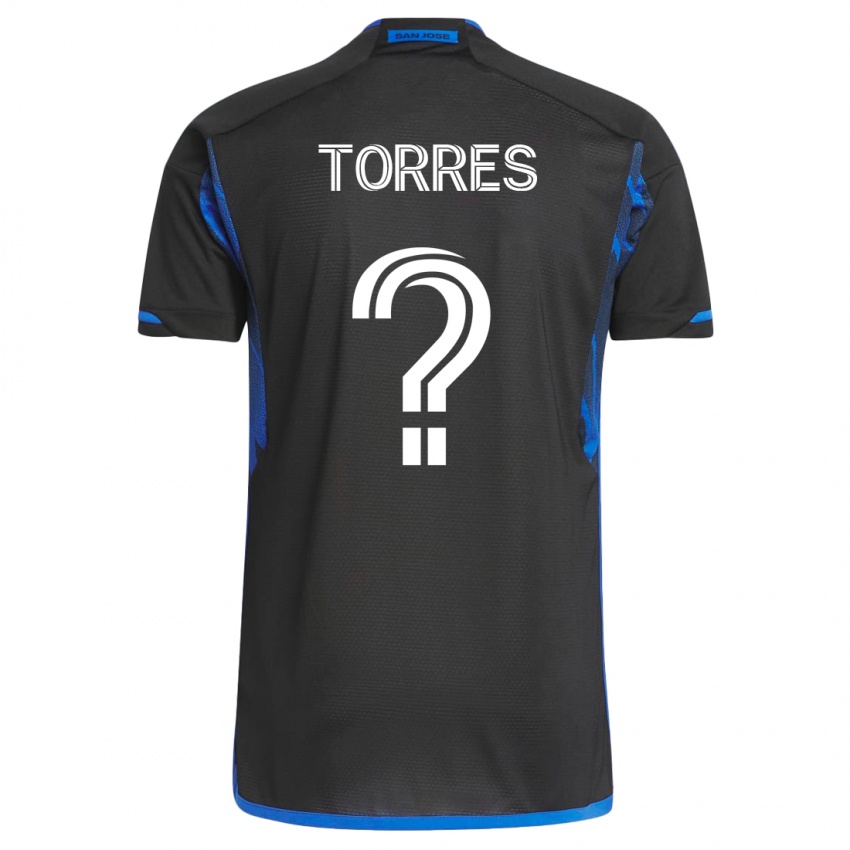 Damen Jorge Torres #0 Blau Schwarz Heimtrikot Trikot 2023/24 T-Shirt Österreich