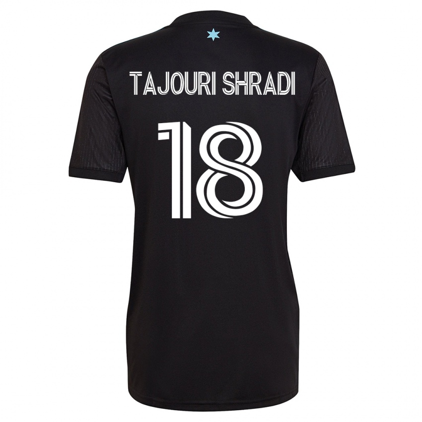 Damen Ismael Tajouri-Shradi #18 Schwarz Heimtrikot Trikot 2023/24 T-Shirt Österreich