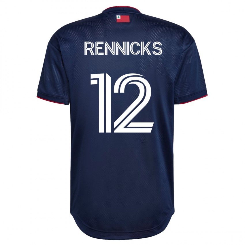 Damen Justin Rennicks #12 Marine Heimtrikot Trikot 2023/24 T-Shirt Österreich