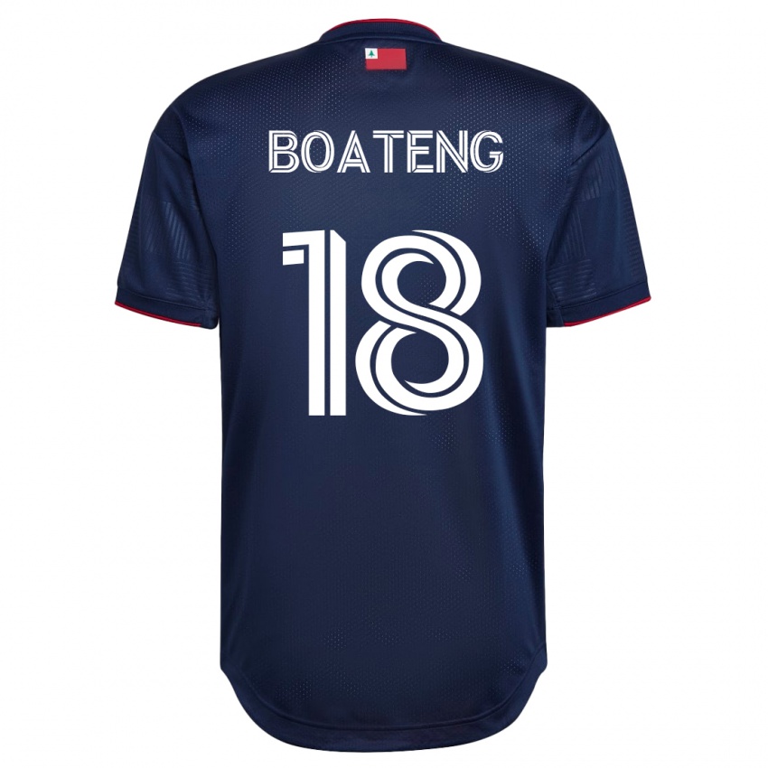 Damen Emmanuel Boateng #18 Marine Heimtrikot Trikot 2023/24 T-Shirt Österreich