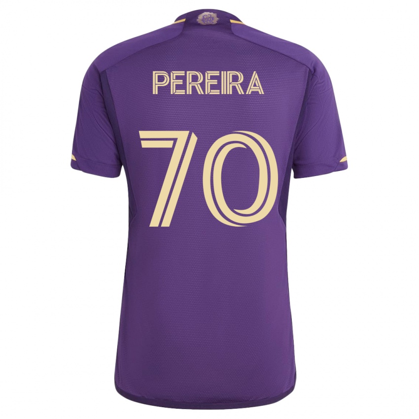 Damen Dominic Pereira #70 Violett Heimtrikot Trikot 2023/24 T-Shirt Österreich